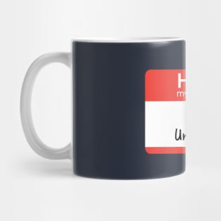 Hello my name is Ted Underhill Mug